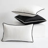 Bordered Monochrome Cushion Cover