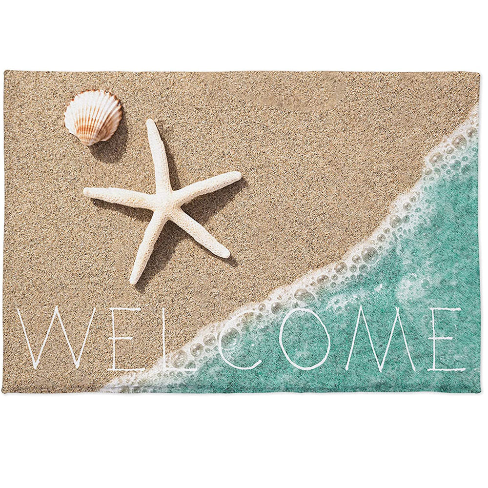 Coastal Beach Soft Door Mat