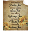 Bible Verse Blanket