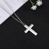 Stainless Steel Classic Cross Necklace