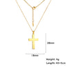 Stainless Steel Classic Cross Necklace