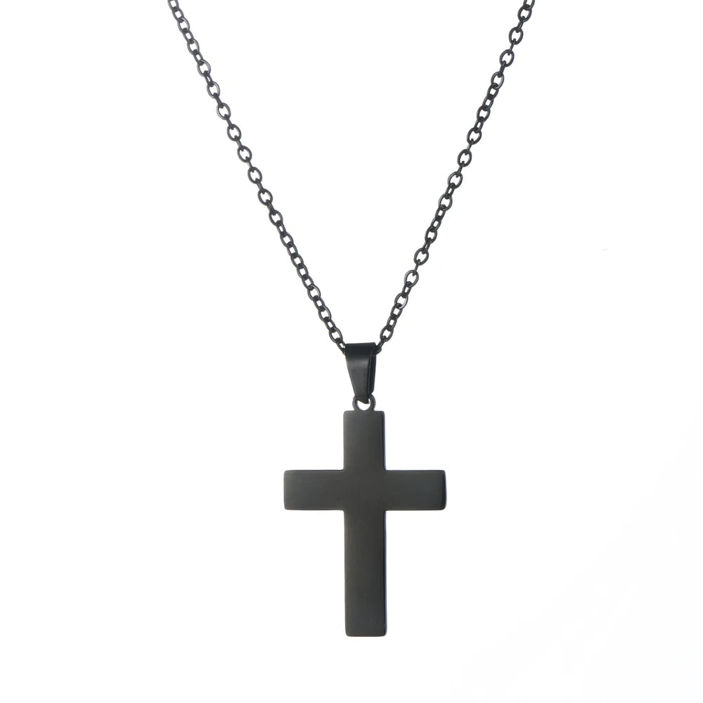 Stainless Steel Classic Cross Necklace