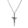 Stainless Steel Jesus Cursive Necklace