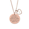 Matthew 17:20 Plated Mustard Seed Necklace