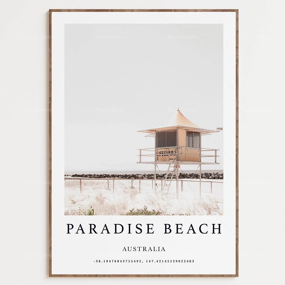 Destination Canvas Travel Poster