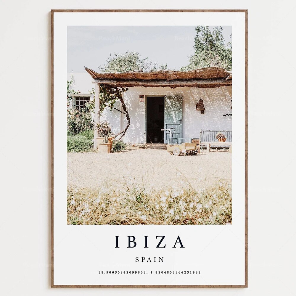 Destination Canvas Travel Poster