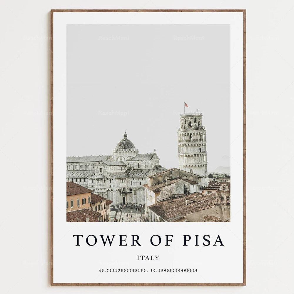 Destination Canvas Travel Poster