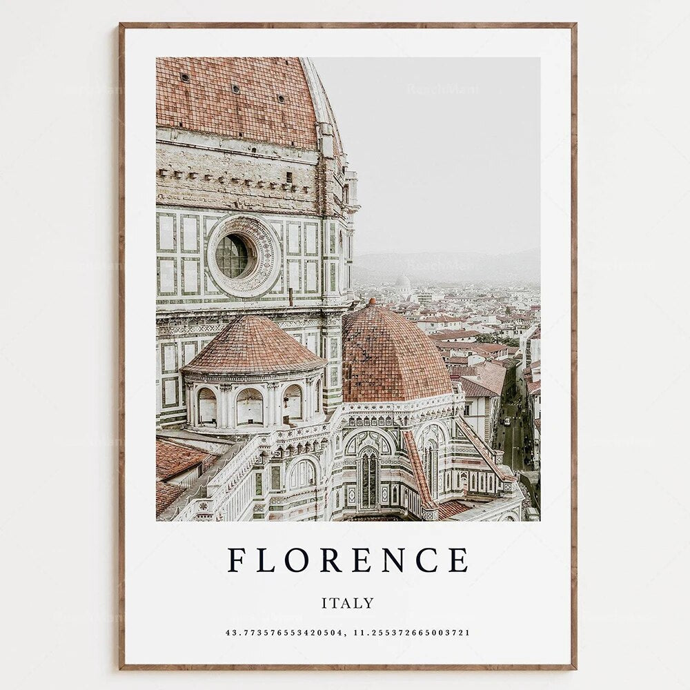 Destination Canvas Travel Poster