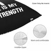 Jesus Is My Strength Cushion Cover