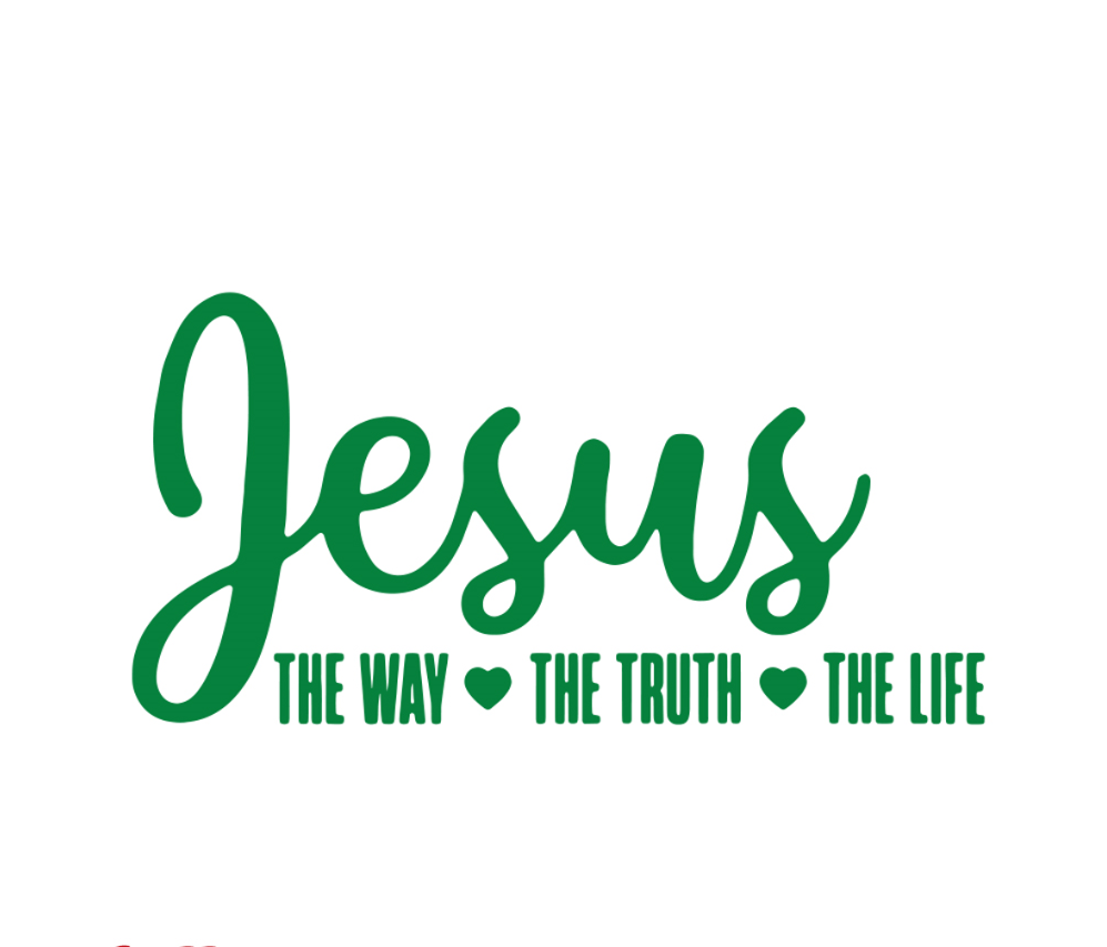 Jesus The Way, The Truth, The Life Decal Sticker