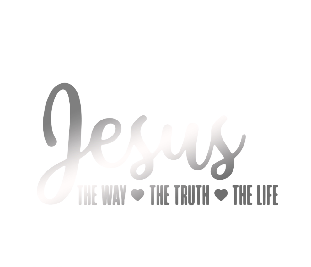 Jesus The Way, The Truth, The Life Decal Sticker