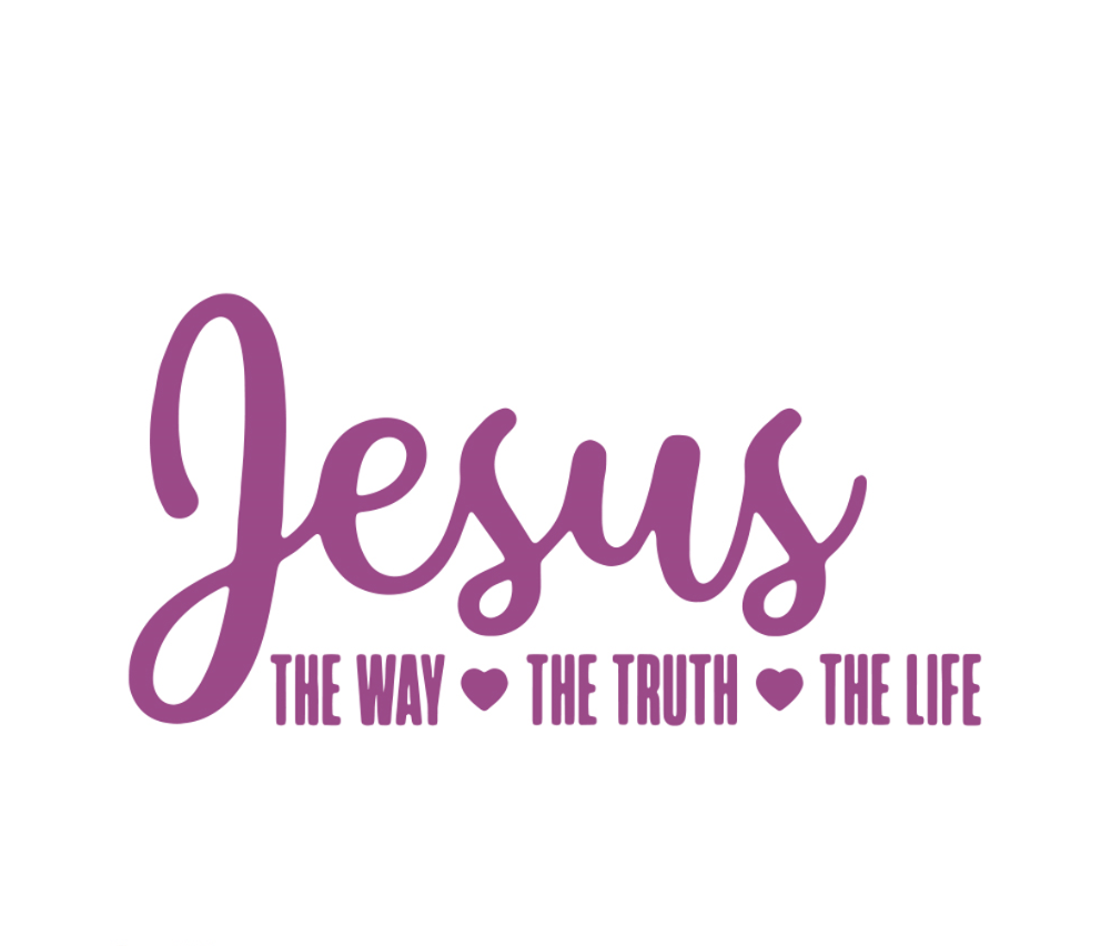 Jesus The Way, The Truth, The Life Decal Sticker