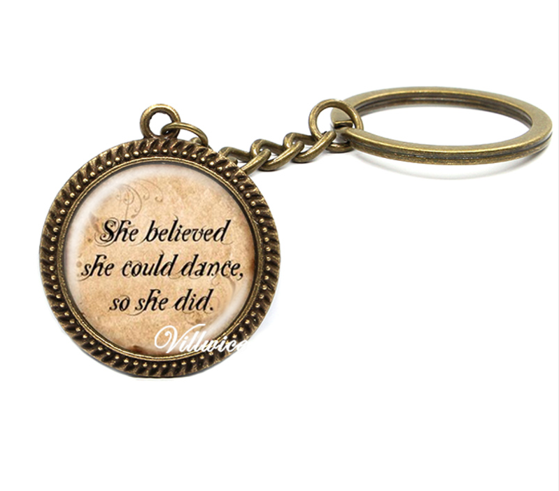 Faith Inspirational Vintage Style Keychain