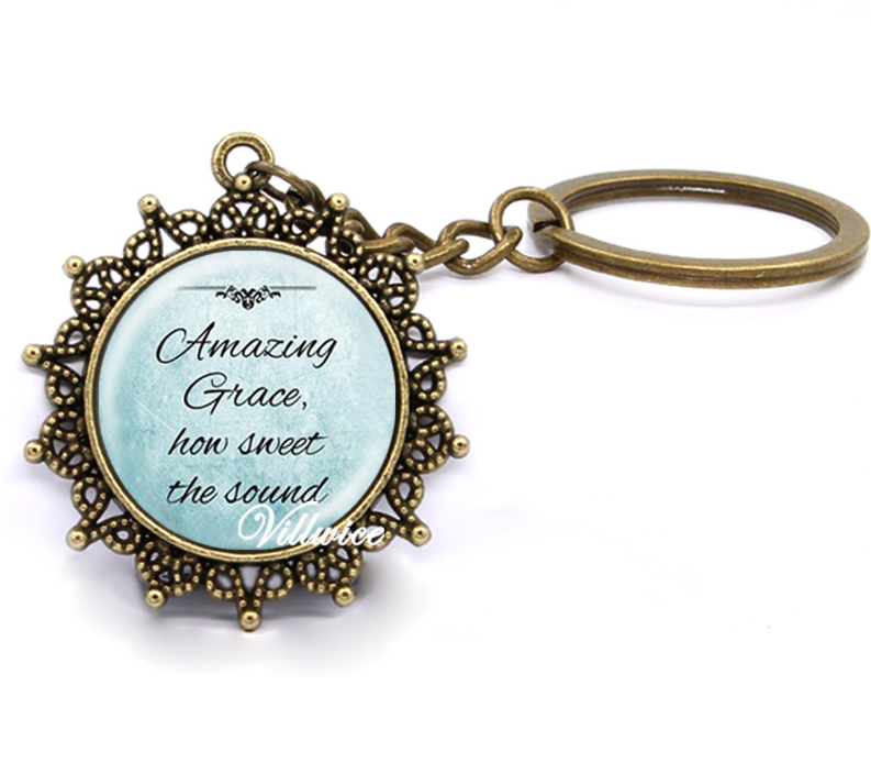 Faith Inspirational Vintage Style Keychain