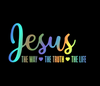 Jesus The Way, The Truth, The Life Decal Sticker