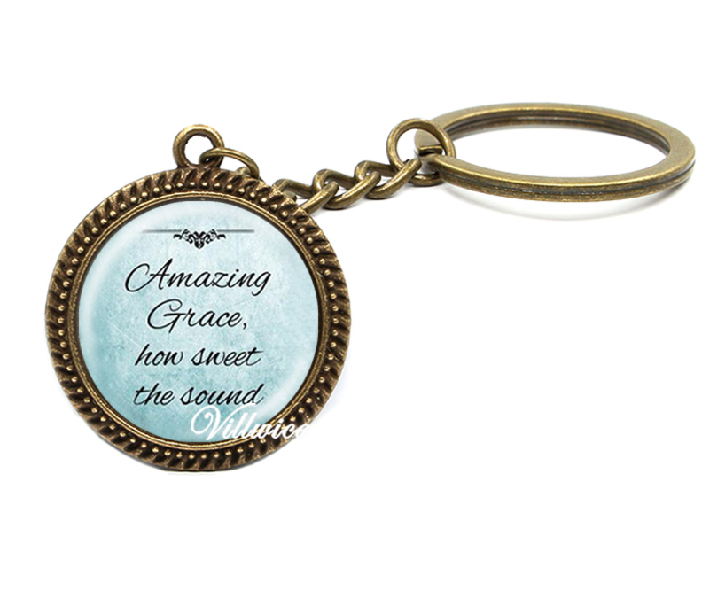 Faith Inspirational Vintage Style Keychain