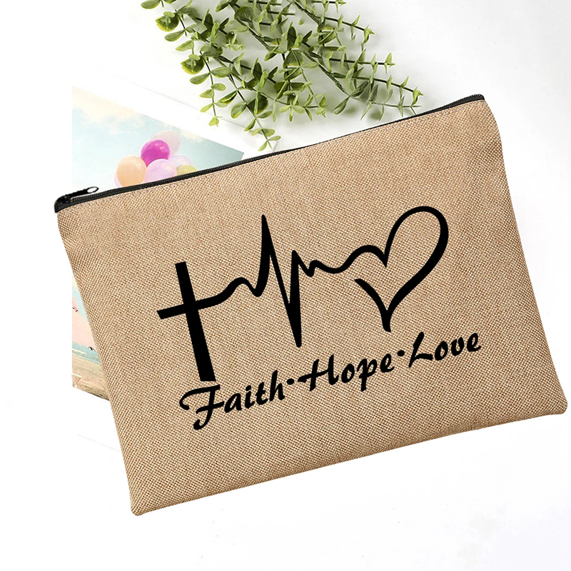 Bible Quote Cosmetics/Toiletry Bag
