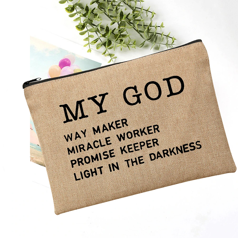 Bible Quote Cosmetics/Toiletry Bag