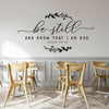 Psalm 46:10 Wall Sticker