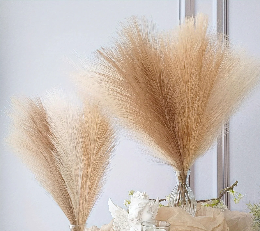 Artificial Pampas Grass Long Stem Bouquet