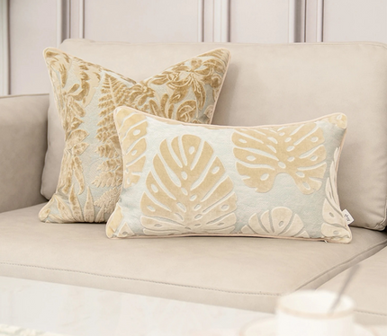 Velora Velvet Bloom Cushion Cover