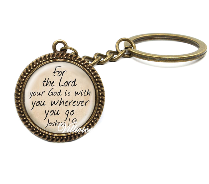 Faith Inspirational Vintage Style Keychain