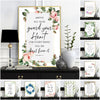 Scripture Floral Printed Wall Art