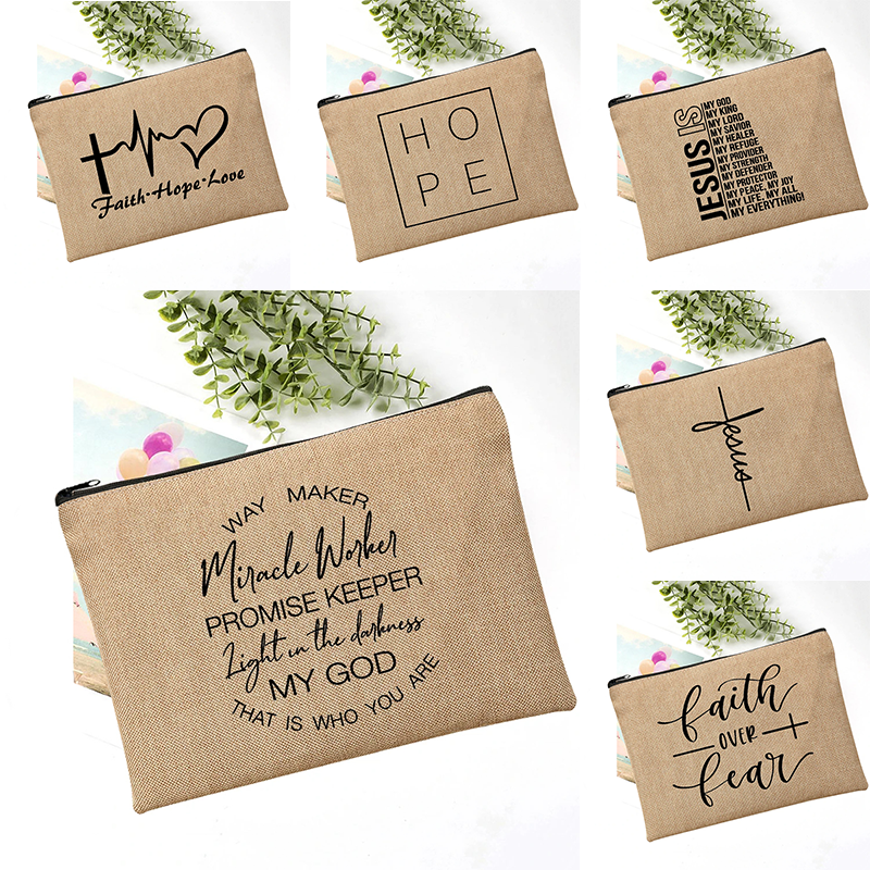 Bible Quote Cosmetics/Toiletry Bag