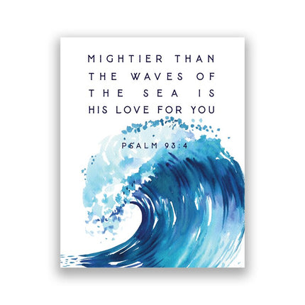 Psalm Scripture Decorative Printed Wall Art