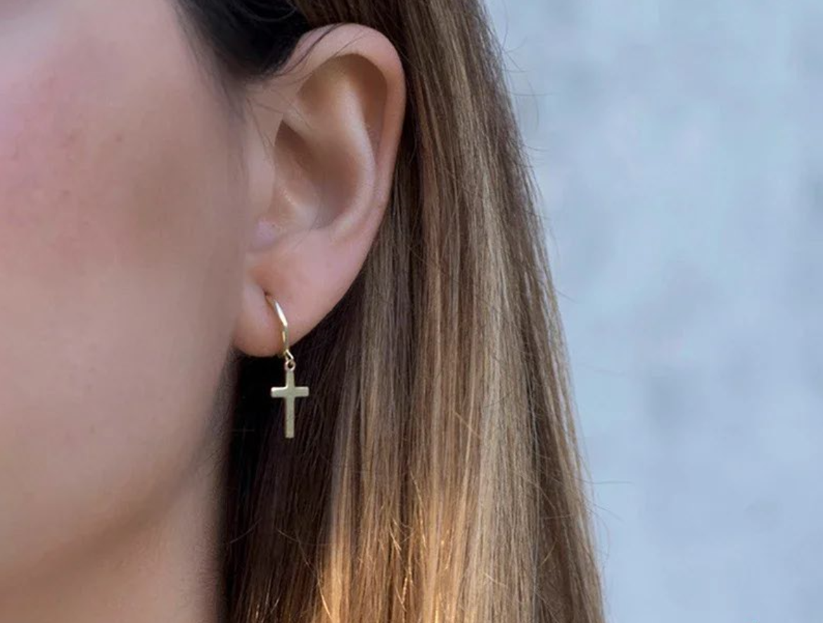 Cross Alloy Earrings