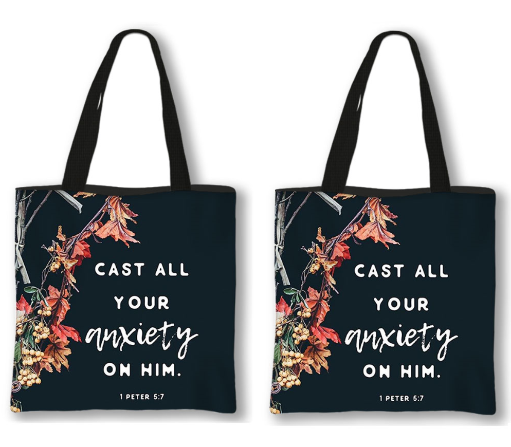 Uplifting Bible Quote Tote Bag
