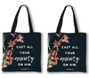Uplifting Bible Quote Tote Bag