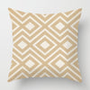 Geometric Linen Patterned Cushion Covers