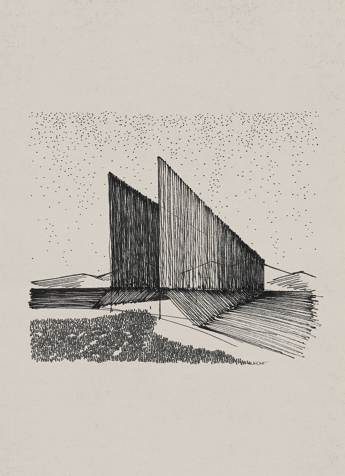 Bible Sketches Printed Wall Art