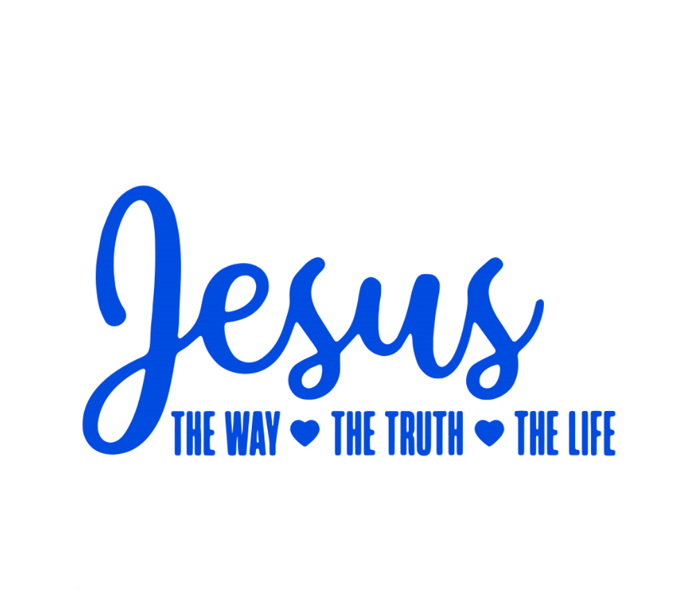 Jesus The Way, The Truth, The Life Decal Sticker