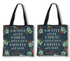 Uplifting Bible Quote Tote Bag