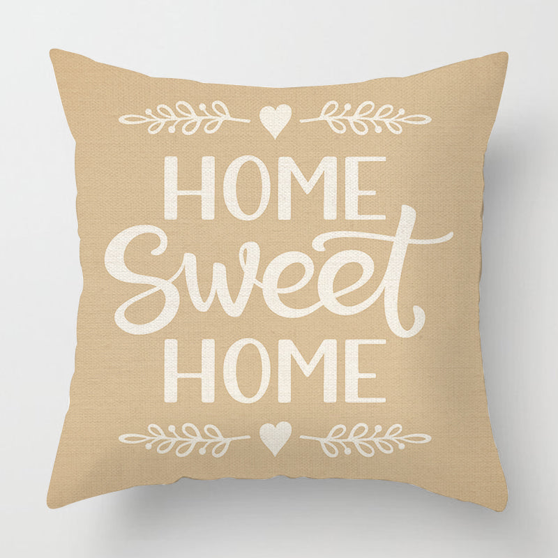 Geometric Linen Patterned Cushion Covers