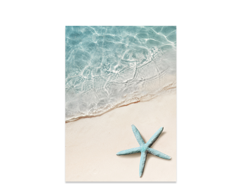 Tropical Summer Beach Print Wall Art