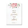 Psalms and Proverbs Floral Printed Wall Art