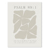 Psalm Floral Printed Wall Art