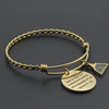 Braided Matthew 17:20 Mustard Seed Bangle