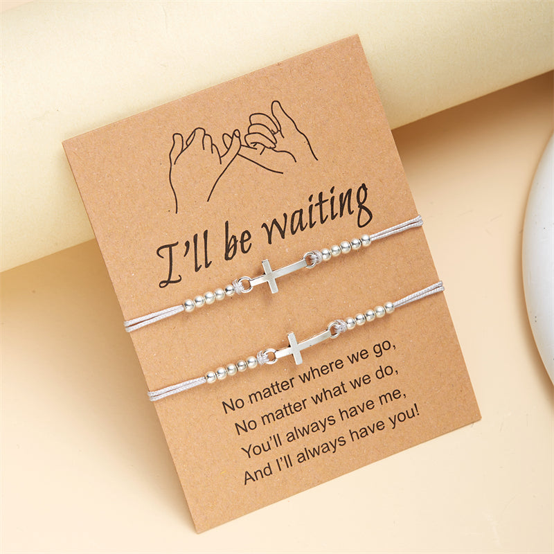 Beaded Cross Friendship Bracelets