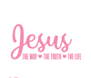 Jesus The Way, The Truth, The Life Decal Sticker