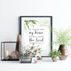 Joshua 24:15 Printed Wall Art