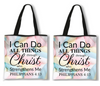 Uplifting Bible Quote Tote Bag