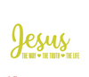 Jesus The Way, The Truth, The Life Decal Sticker