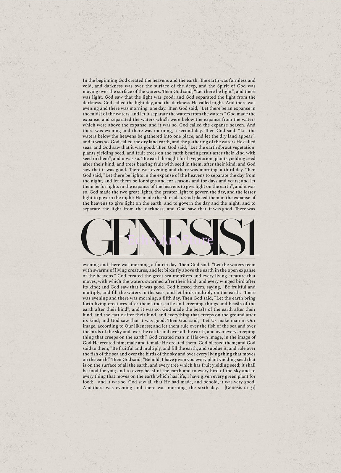 Scripture Printed Wall Art