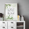 Joshua 24:15 Printed Wall Art