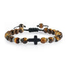 Natural Beaded Cross Bracelets