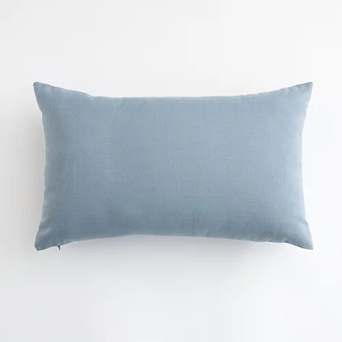 Blue Checkered Cushion Covers